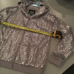NWOT RARE VS PINK Grey & Silver Coat